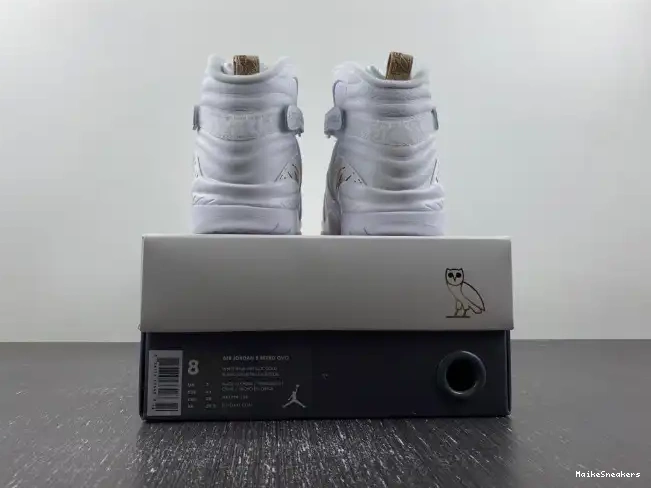 MaikeSneakers White OVO AA1239-135 Jordan 8 Retro 0429